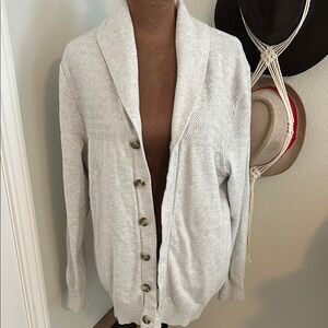 Goodfellow & Co Gray Button-Up Cardigan